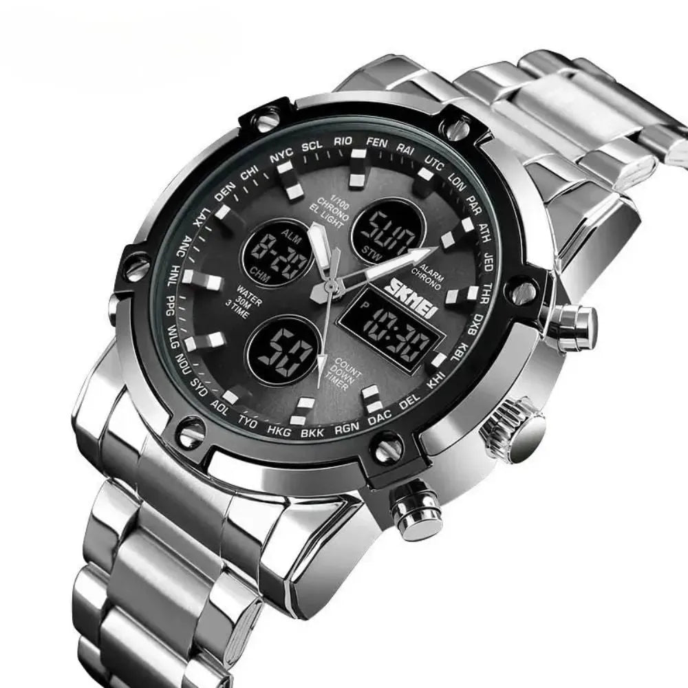 Skmei – 1389 – Dual Display Waterproof Business Watch