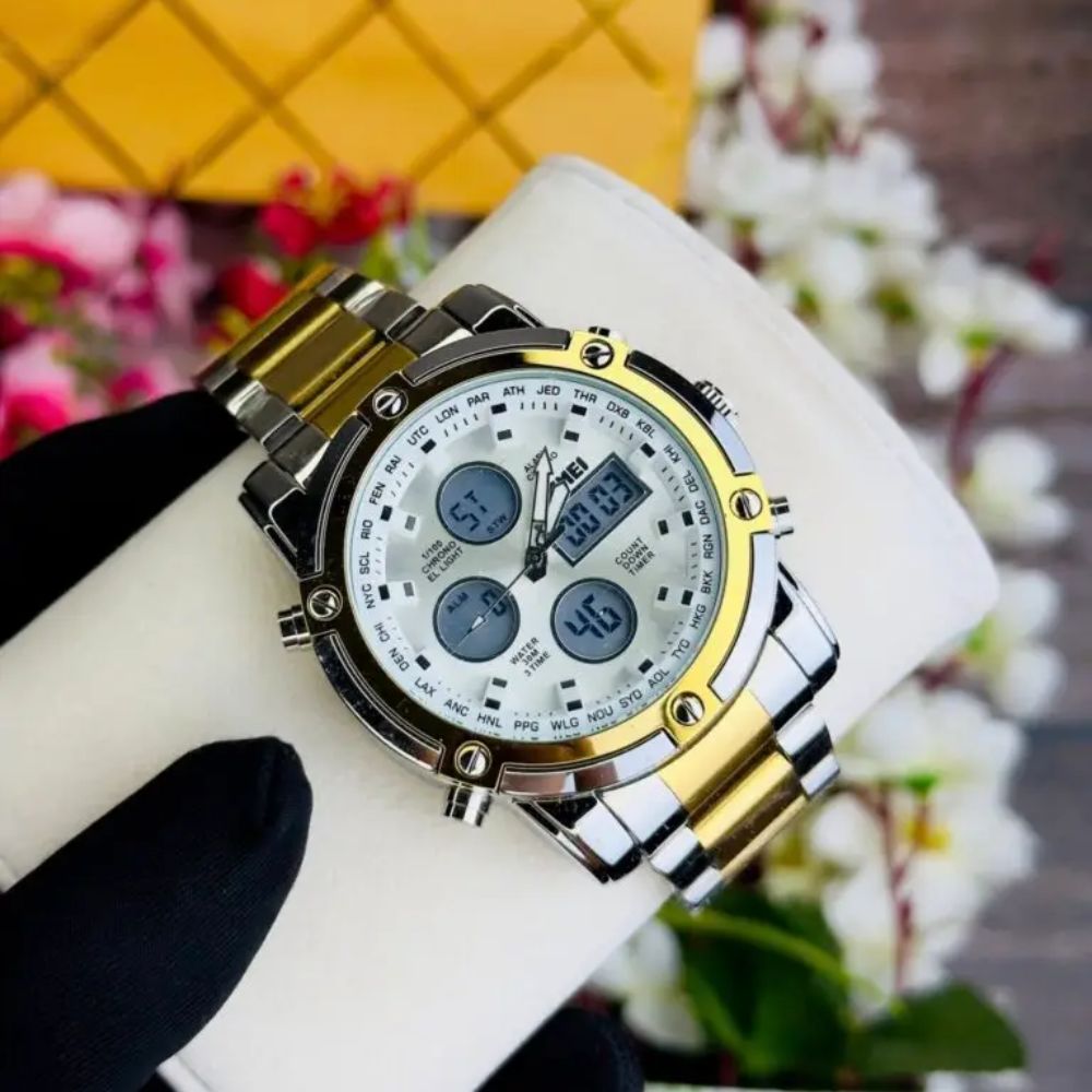 Skmei – 1389 – Dual Display Waterproof Business Watch