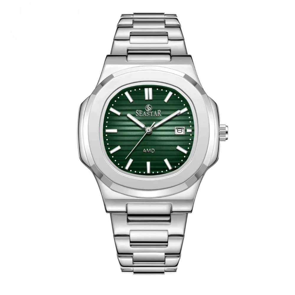 SEASTAR SS-9489 Men's Silver Stainless Steel Luxury Watch