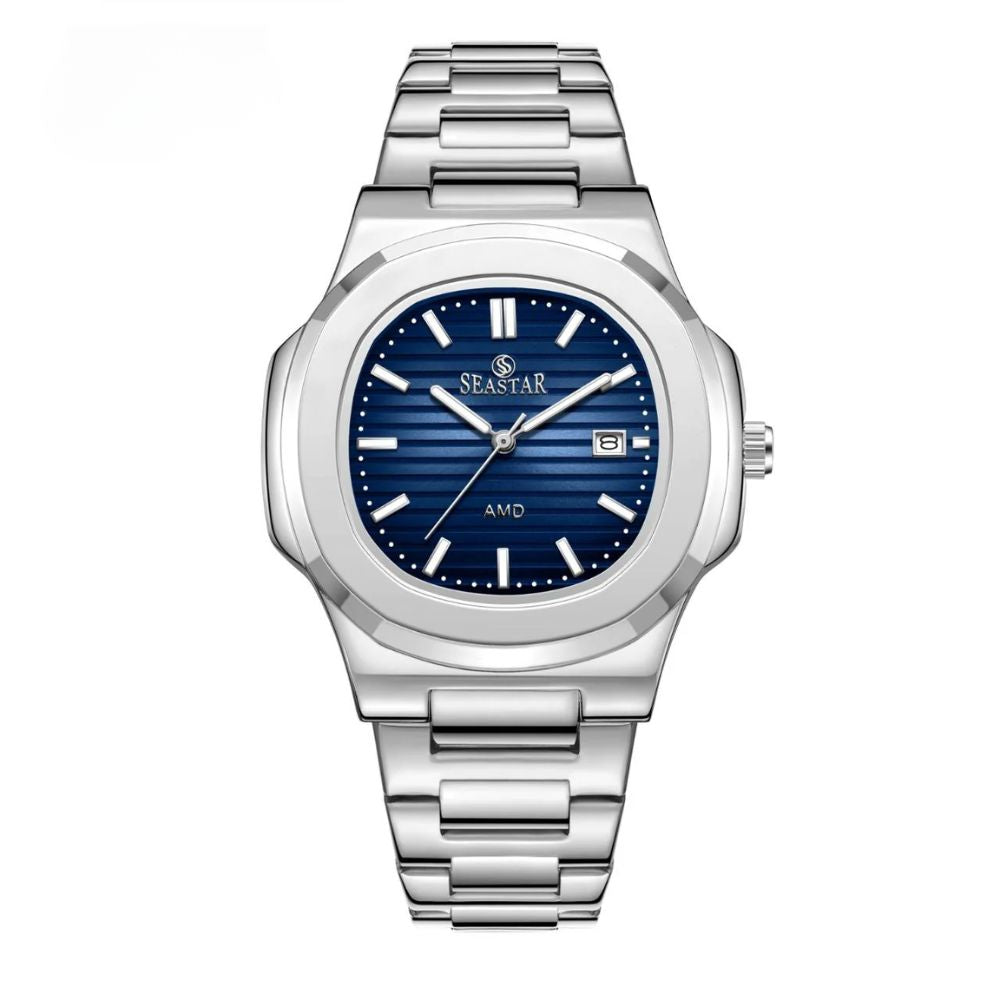 SEASTAR SS-9489 Men's Silver Stainless Steel Luxury Watch