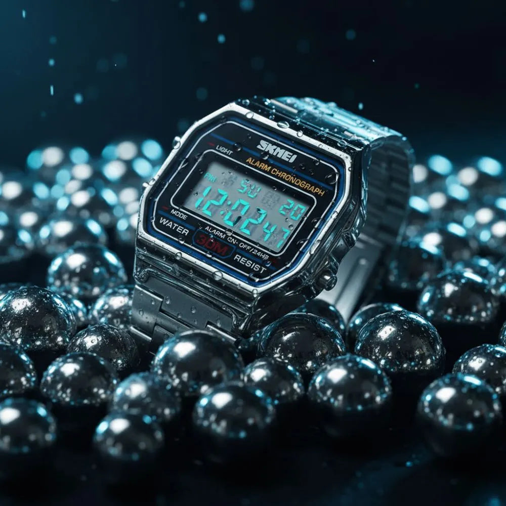Skmei – 1123 – Digital Stainless Steel Watch