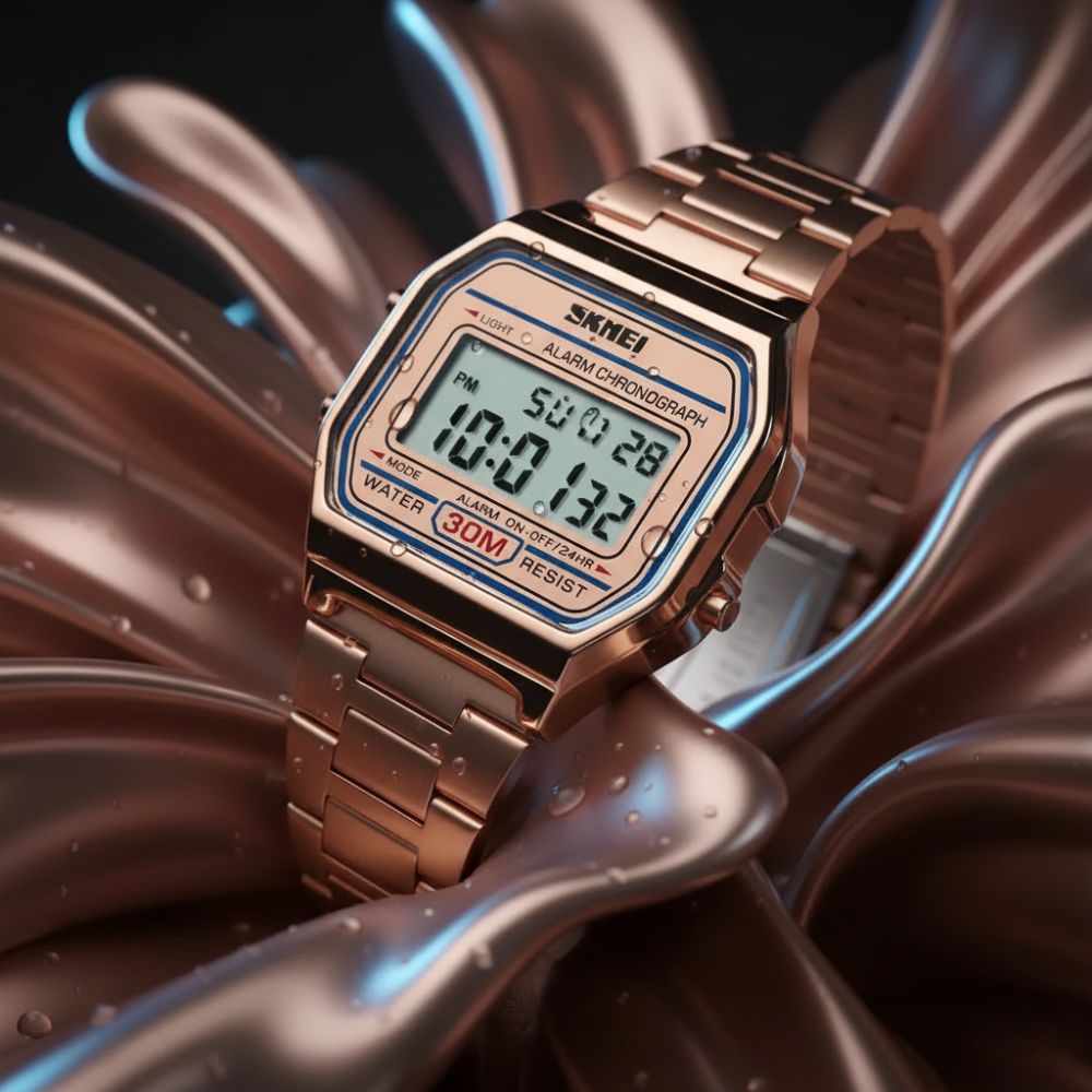 Skmei – 1123 – Digital Stainless Steel Watch