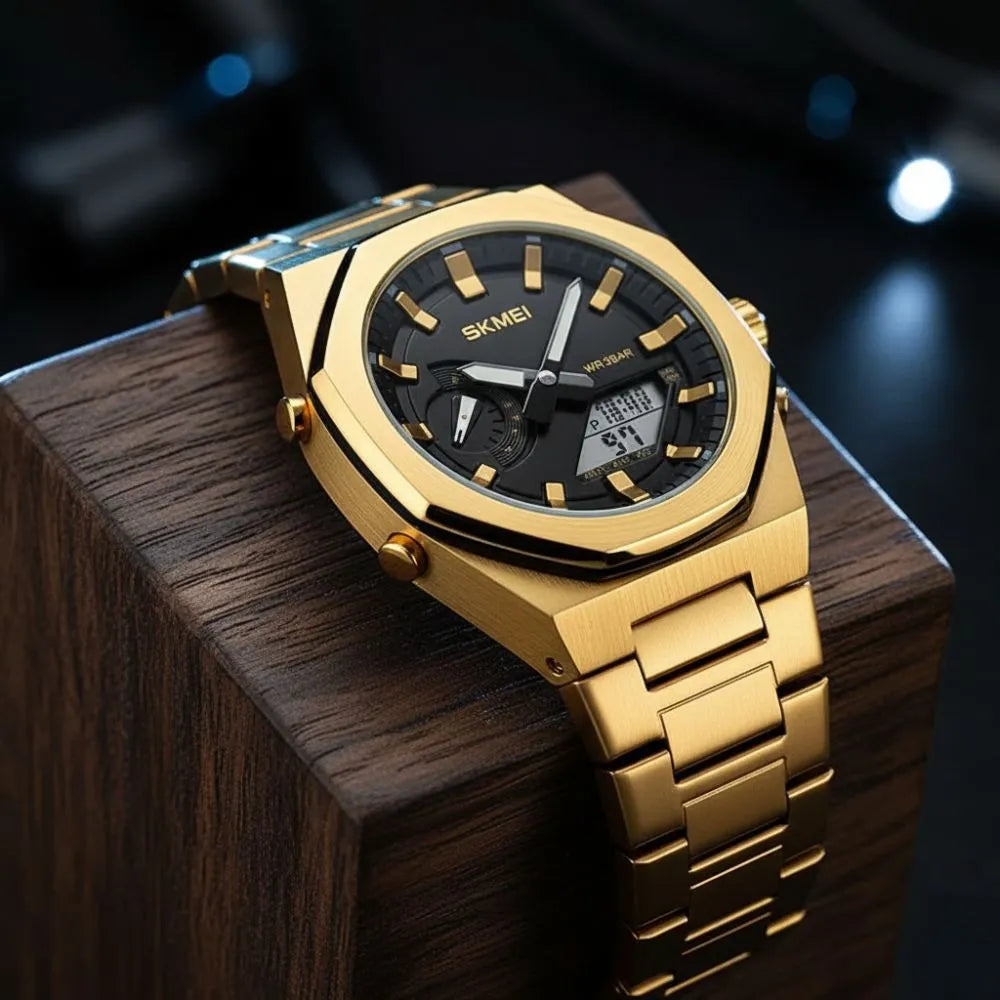 skmei – 1816 – Dual Display luminous waterproofs 50+ timezone