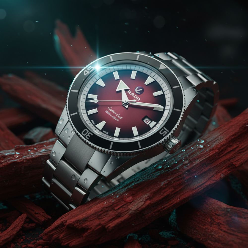 Rado - Captain Cook Automatic Dual 2 Tone Steel