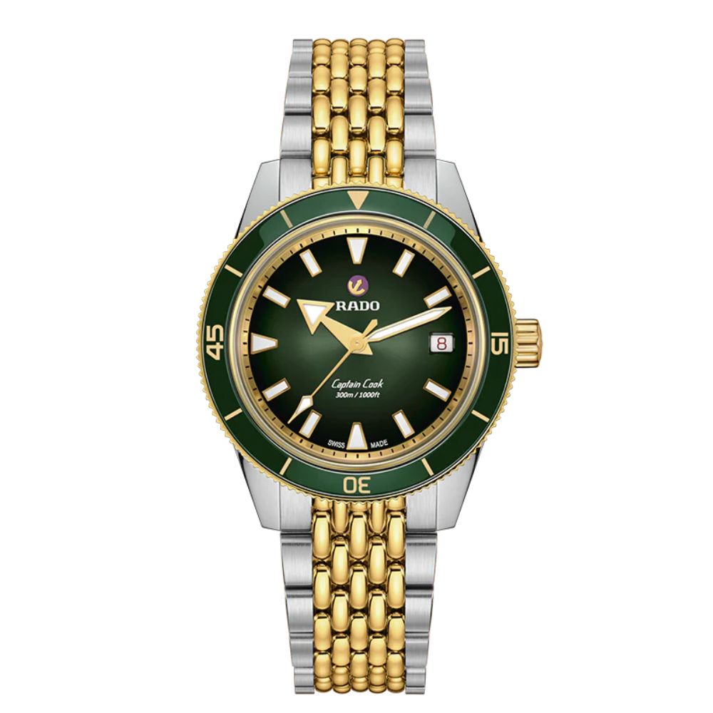 Rado - Captain Cook Automatic Dual 2 Tone Steel