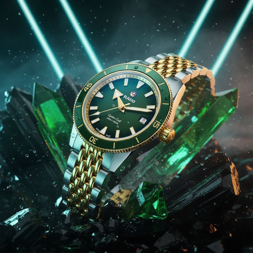 Rado - Captain Cook Automatic Dual 2 Tone Steel